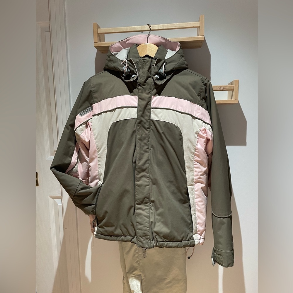 O’Neill Snowboard Suit for women Olive and Pink